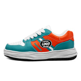 Custom Green Orange Miami Shoes Personalized Sneaker FN032-D020389-24